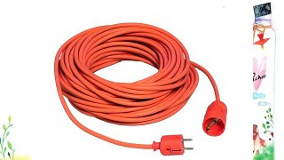uniTEC 46452 - Cable alargador schuko (H05VV-F 3G 1 5 mm² 25 m) color naranja