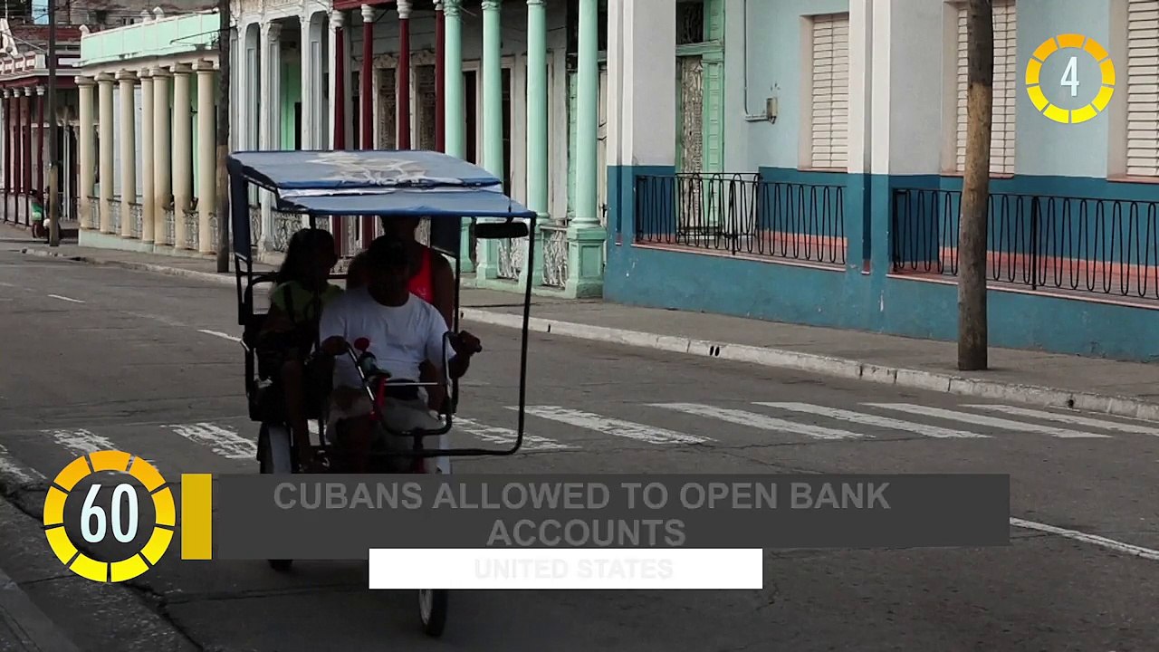 In 60 Seconds: Cubans Allowed To Open Bank Accounts In The U.S.