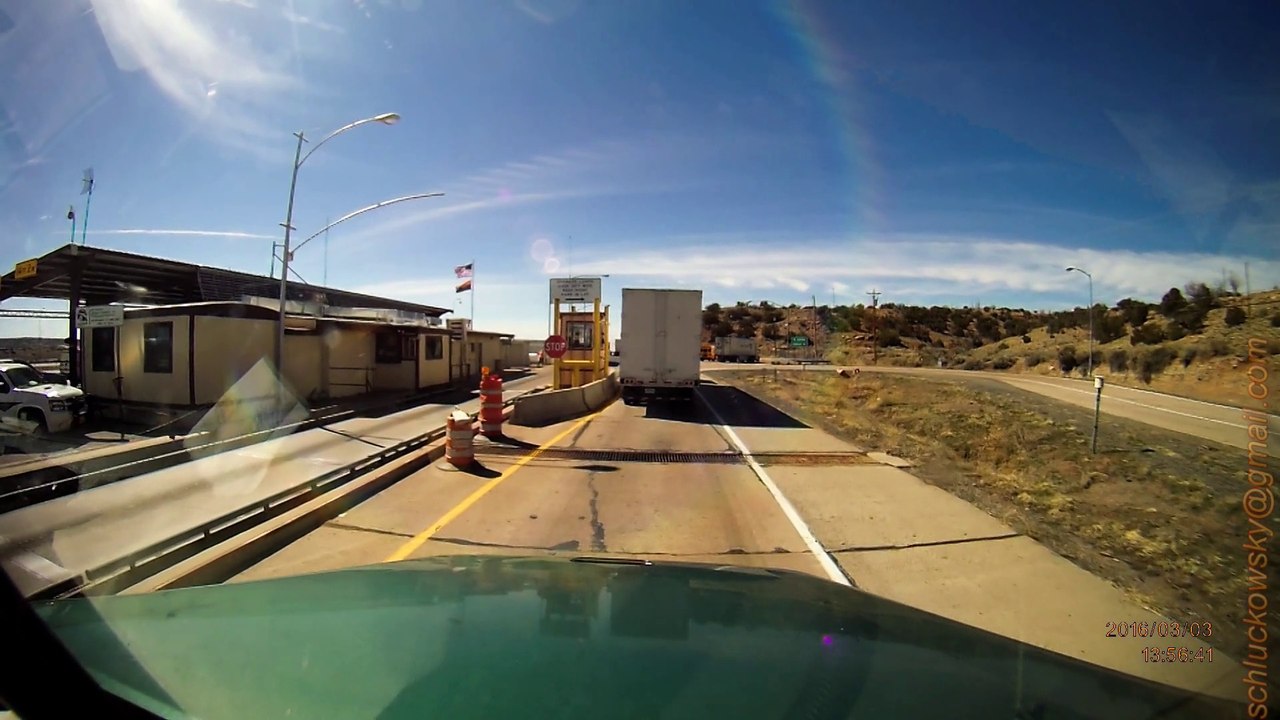 Arizona Weight Watchers in Action//WeighStation//DOT Scale//Scale House//I-40 West//LKW-Waage USA