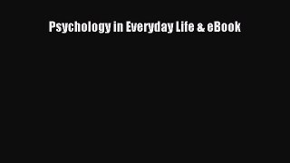 PDF Psychology in Everyday Life & eBook Free Books