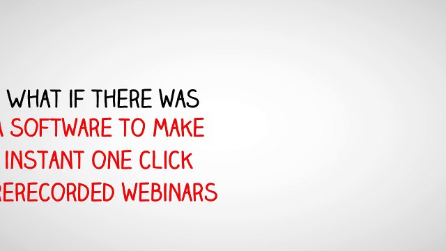 Instant One Click Webinar Software