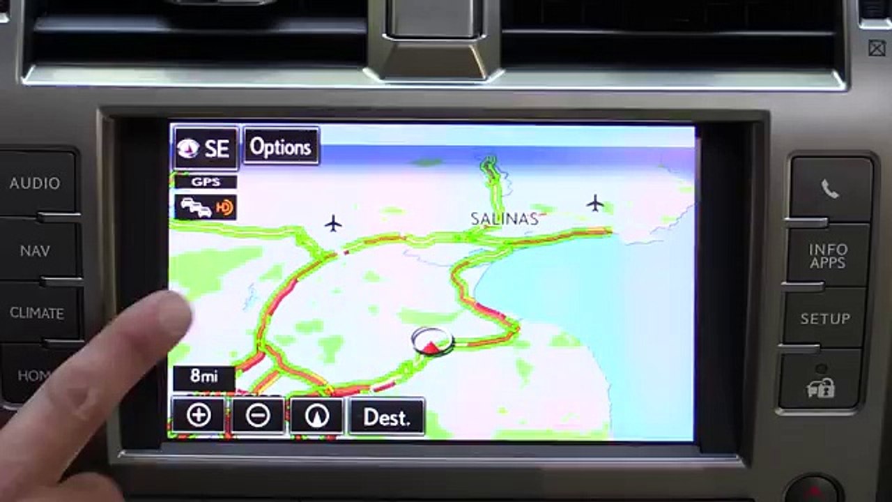 Sử dụng thông tin giải trí Lexus Enform trên GX 460 2014