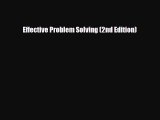 Download Effective Problem Solving (2nd Edition) PDF Book Free