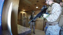 U.S. and British Marines Fight Side by side in Close Quarters Combat Training