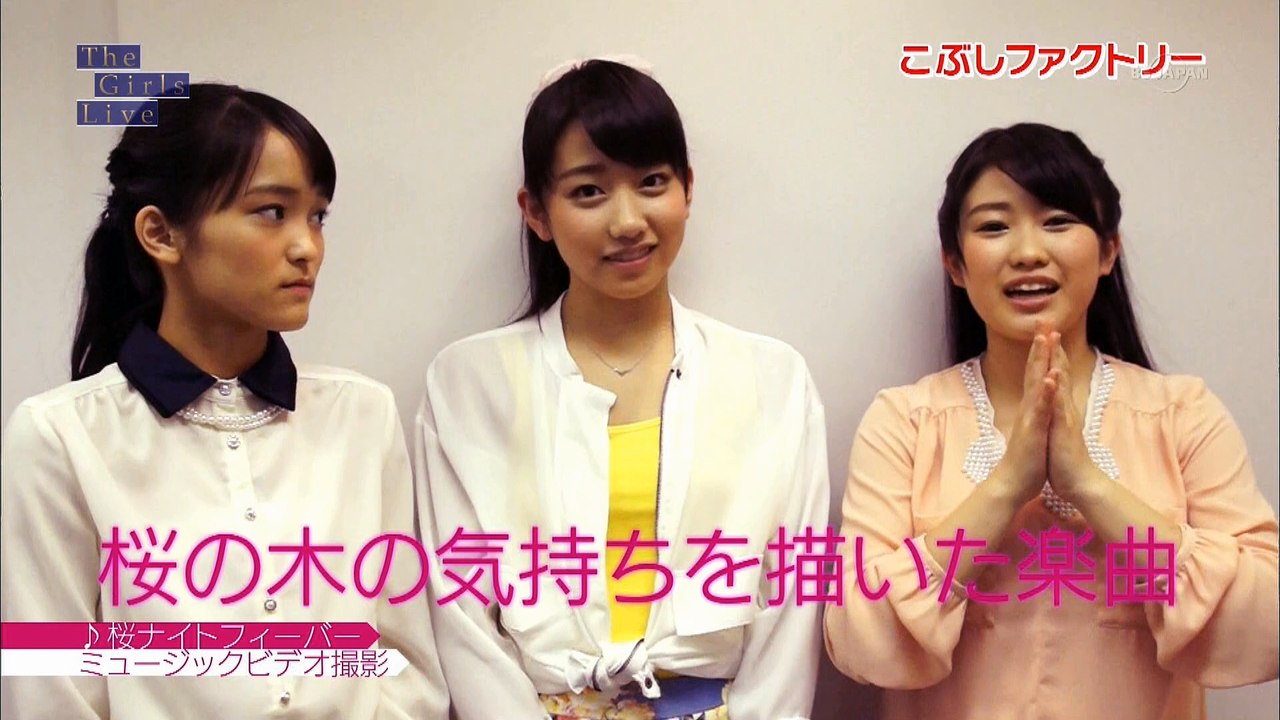 こぶしファクトリー 「桜ナイトフィバー」(Cherry Blossom Night Fever) PV撮影 (The Girls Live 20160314)　　