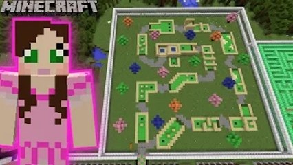 PopularMMOs PAT AND JEN Minecraft: MINIATURE GOLFING GAME - MINE PARK - Custom Map [1]
