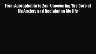 Read From Agoraphobia to Zen: Uncovering The Core of My Anxiety and Reclaiming My Life PDF