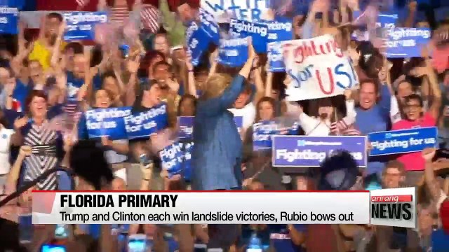 Trump and Clinton take leading wins on Second Super Tuesday