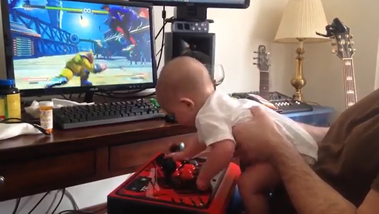 6-Month-Old Baby Beats Birdie's Story Mode in SFV
