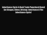 Read Inheritance Cycle 4-Book Trade Paperback Boxed Set (Eragon Eldest Brisingr Inheritance)