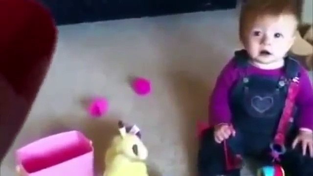 Приколы с детьми и животными заразительный детский смех