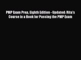 [PDF] PMP Exam Prep Eighth Edition - Updated: Rita's Course in a Book for Passing the PMP Exam