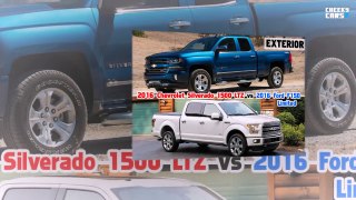 2016 Chevy Silverado 1500 LTZ Z71 vs 2016 Ford F 150 Limited