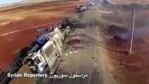 Сирия новогодний подарок игил уничтоженный конвой с нефтью в Алеппо