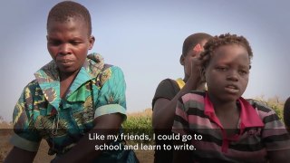 14 year old girl in Malawi sees herself for the first time