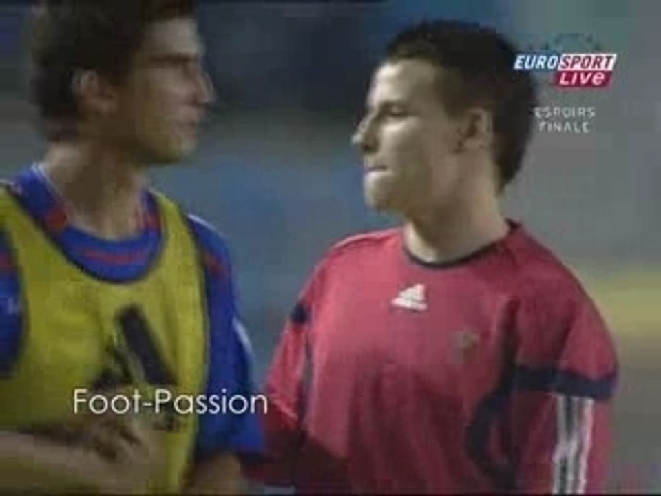 Fin du match France - Chine Tournoi de Toulon