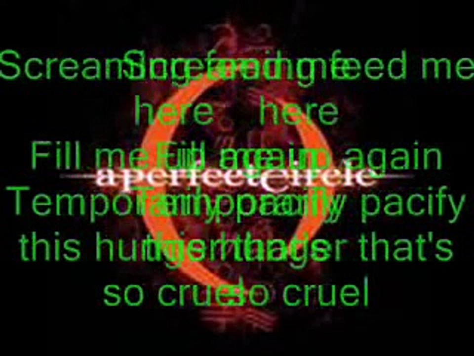 A Perfect CircleThe Hollow LYRICS