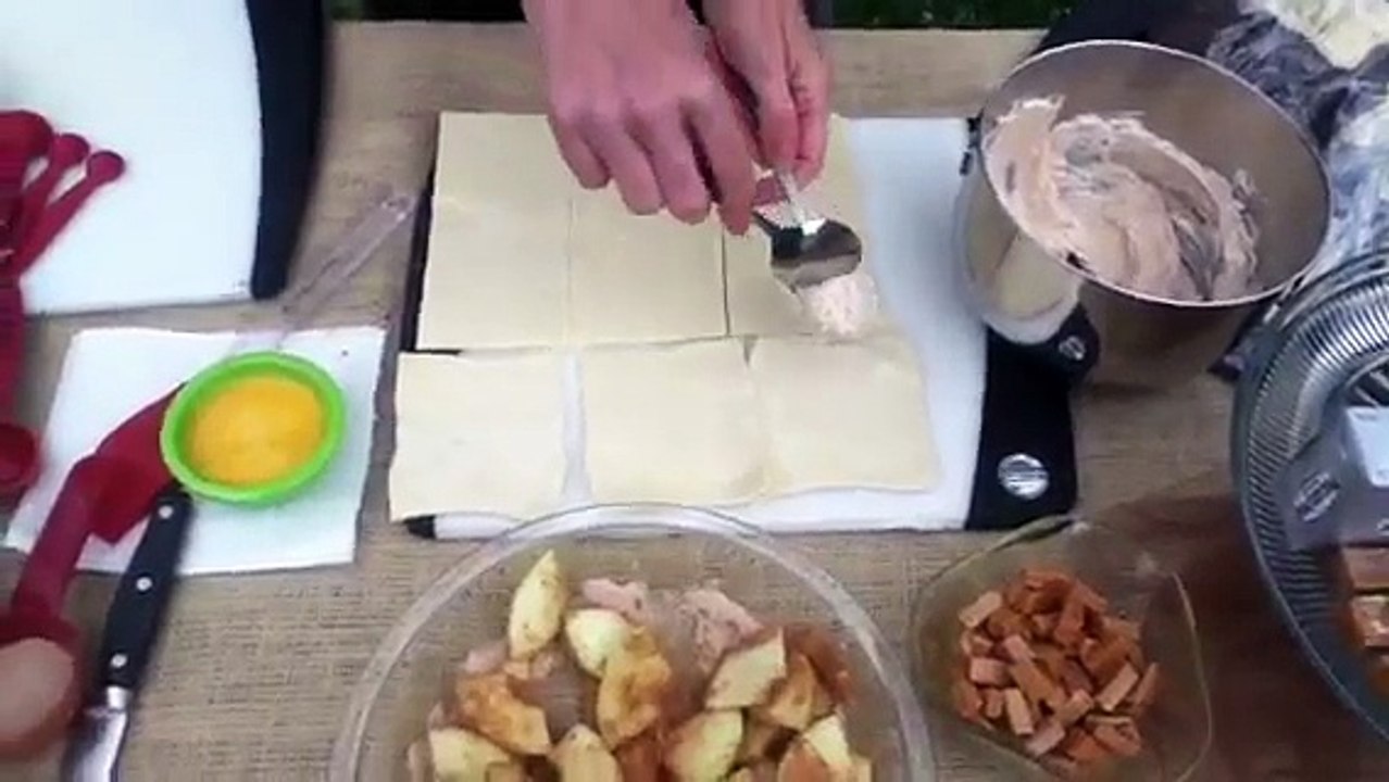 Caramel Apple Cream Puffs