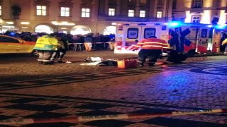 Young man threw himself from the clock tower in Prague!