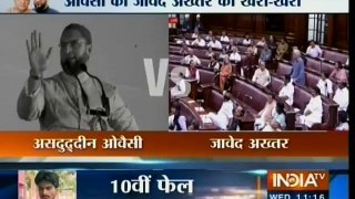 Javed Akhtar's hard-hitting reply to Asaduddin Owaisi on `Bharat Mata ki Jai' in Rajya Sabha