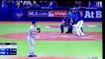 Toronto Blue Jays vs Texas Rangers Jose Bautista Hits 3 Run Home Run in Game 5 ALDS