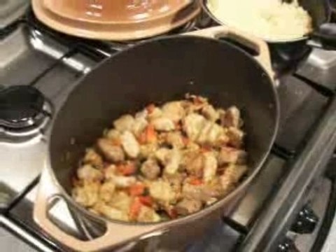 Sauté de porc curry à l'ananas (recette exotique)