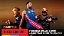 President Barack Obama & Drake For Andre Drummond #NBAVote