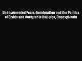 Read Undocumented Fears: Immigration and the Politics of Divide and Conquer in Hazleton Pennsylvania