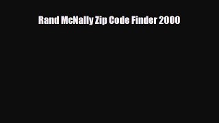 Download Rand McNally Zip Code Finder 2000 Ebook