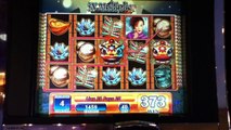 CHINA MOON Penny Video Slot Machine with BONUS RETRIGGERED Las Vegas Casino