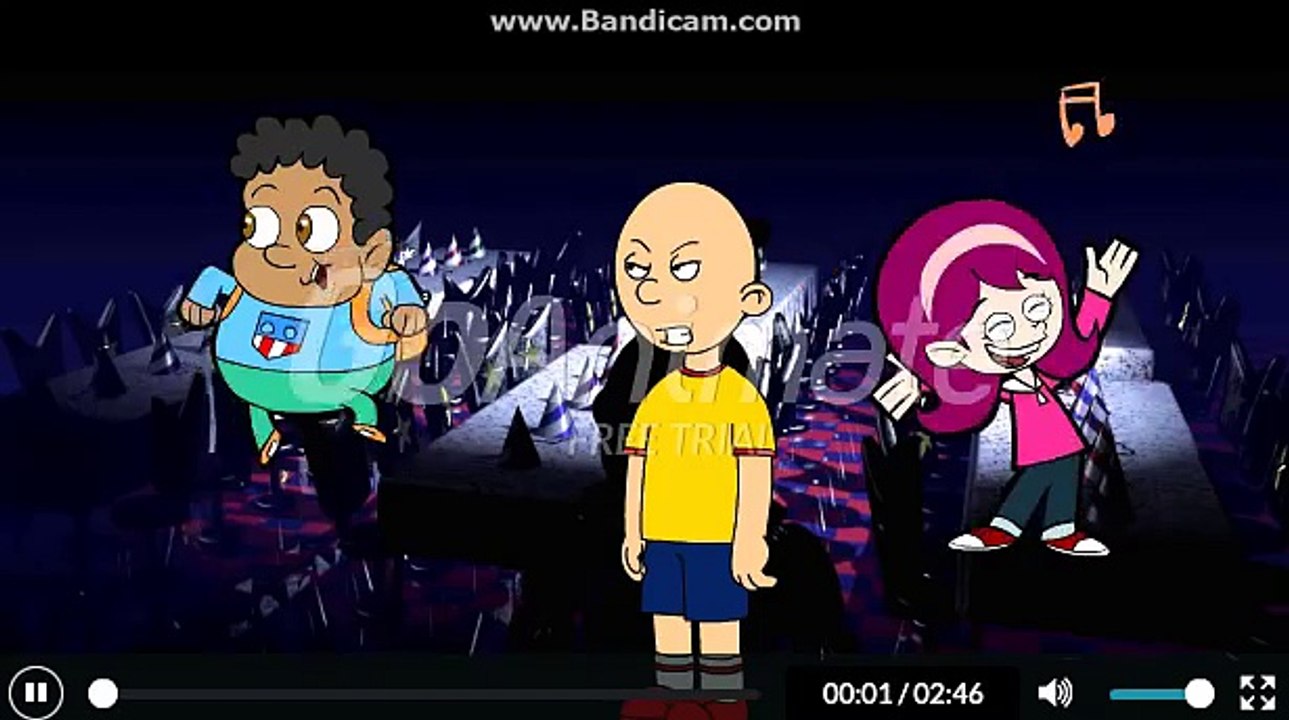 Caillou Turns the Animatronics Into Comedy World