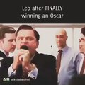 Leonardo Dicaprio after finally winning an Oscar | Funny Vine