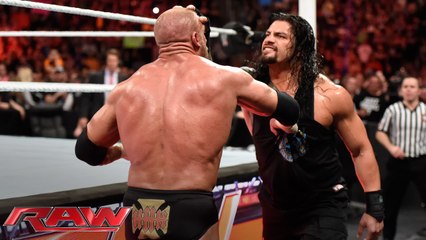 Roman Reigns returns and brings the fight to Triple H- Raw, March 14, 2016