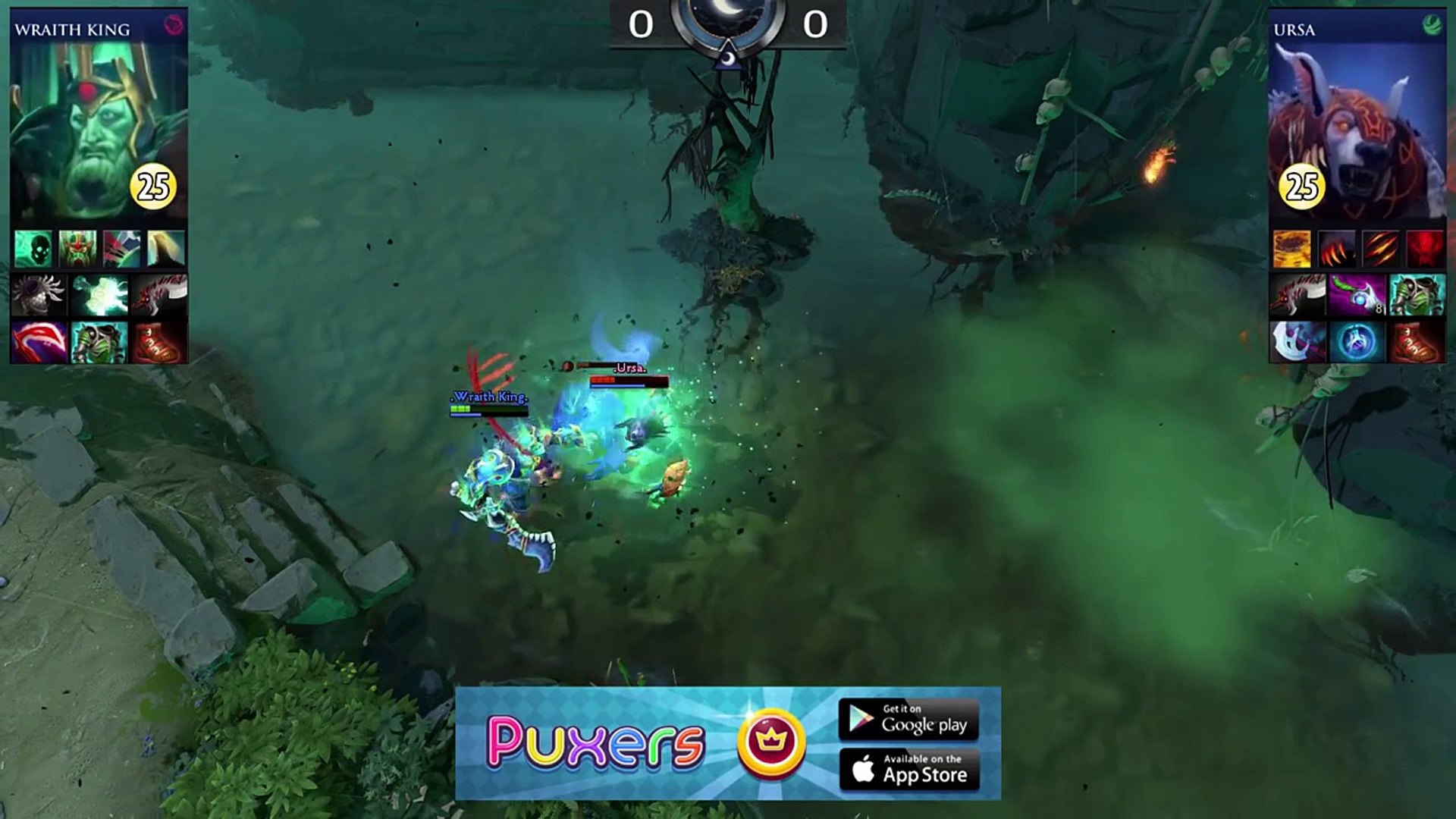 Ursa And Wraith King Dota 2 Battle Ulfsaar Vs Ostarion