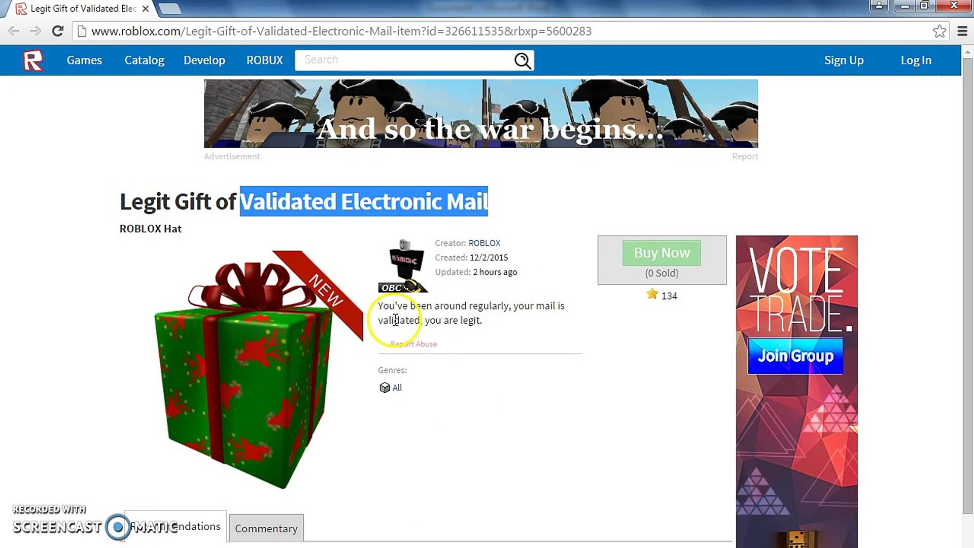 Roblox How To Get Legit Gift Of Validated Electronic Mail Video Dailymotion - malaysia kit nab update roblox