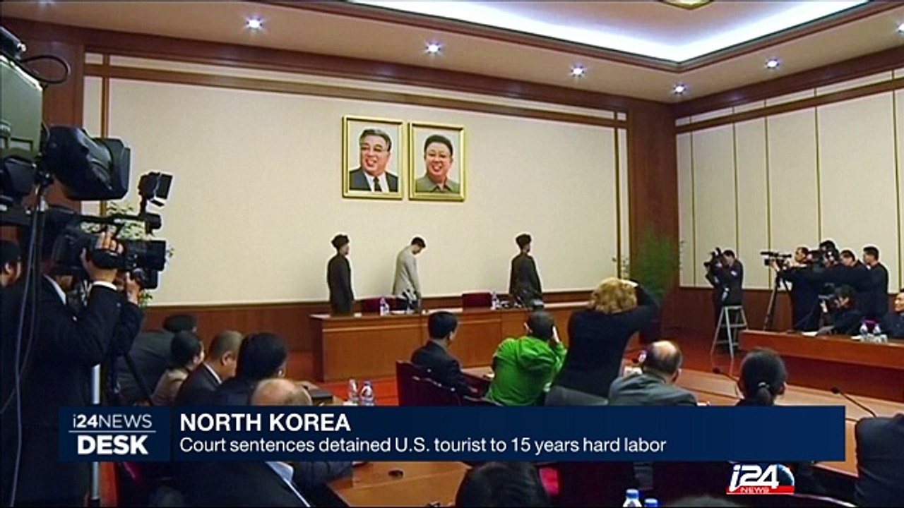 North Korea : court sentences detained U.S. tou...