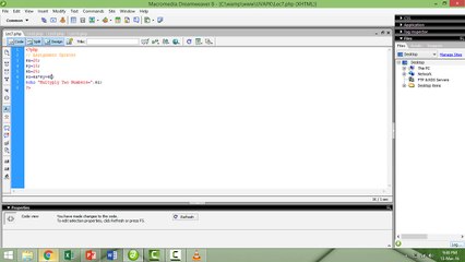Lecture 7 assignment oprators in PHP basic in hindi urdu