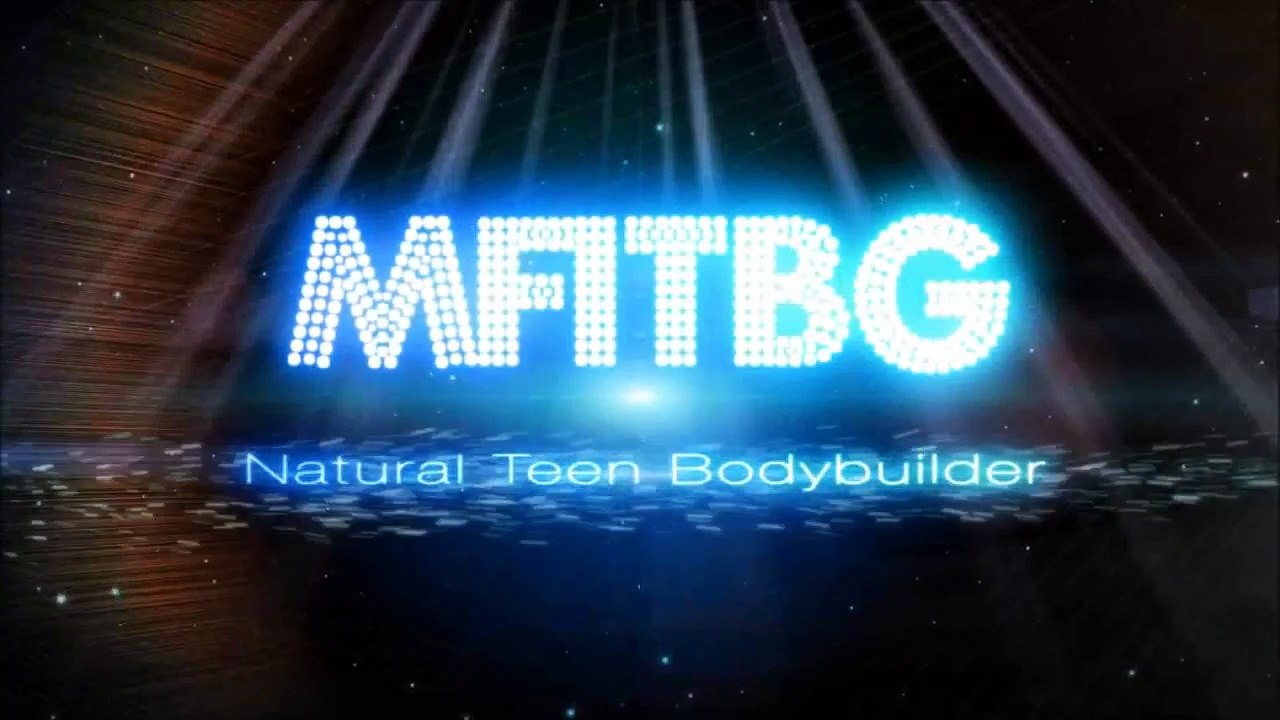 15yo Teen Bodybuilder MfitBG Training and Flexing Muscles So Hard They Bleed