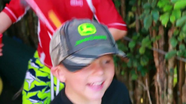 5 KIDS Day In The Life SWIM ~ BEACH DAY ~ Hike WORLDS Best Waterfall Nerf War Toys Fight