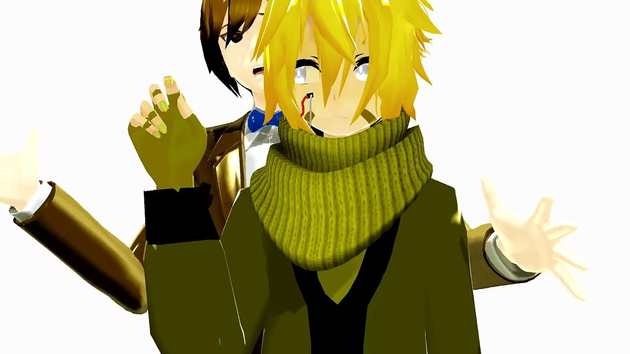 [MMD FNAF] Golden Freddy X Springtrap •Yaoi/request•