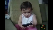 Hilarious Little Girl Talking To Phone