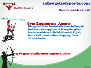 Biangular Plate Loaded Machines in Punjab%2C India