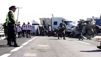 #LaRoja Megacarambola Circuito Exterior Mexiquense