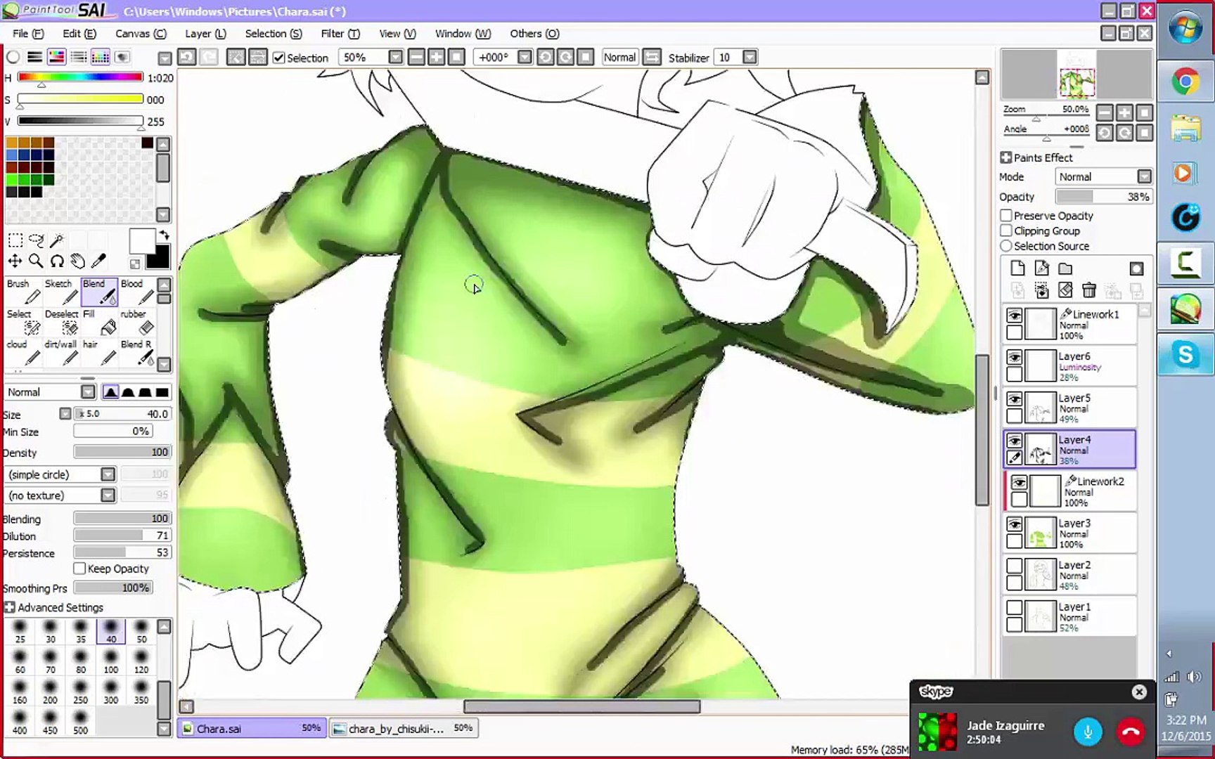 ⁣*Speedpaint* UNDERTALE- CHARA