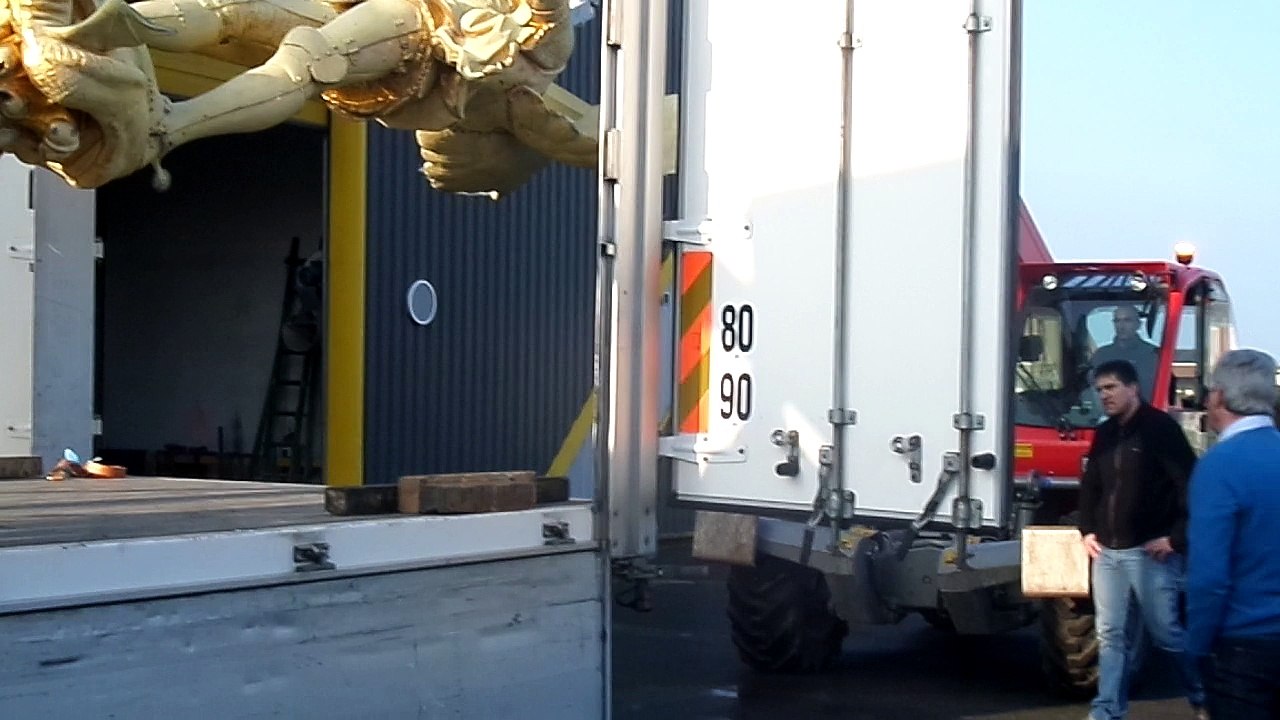 L'archange du Mont-Saint-Michel arrivé à bon port en Dordogne