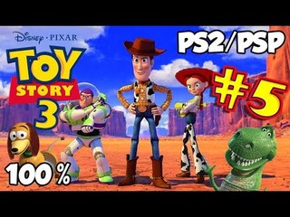 Disney's Toy Story 3 Walkthrough Part 5 - 100% (PS2, PSP) Level 5 - Trouble in the Caterpillar Room