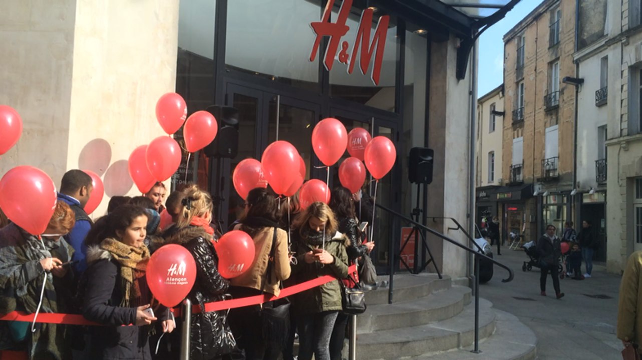 Ouverture du magasin H&M à Alençon