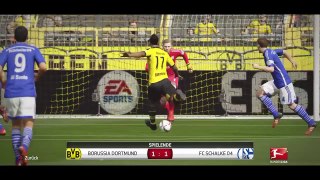 Borussia Dortmund vs FC Schalke 04 3 2 8/11/15 FIFA 16 Prognose