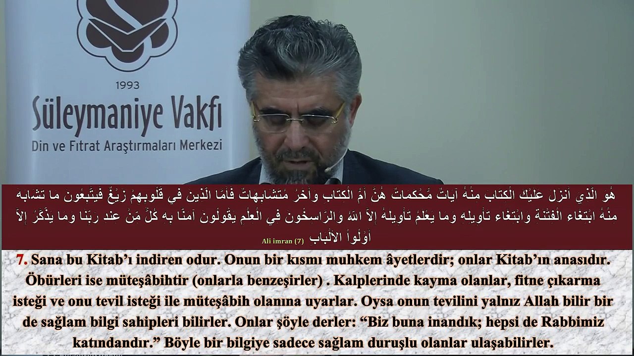 ALi iMRAN (8-12) - KURAN SOHBETLERi (08.10.2013)