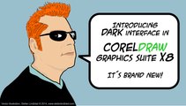 Introducing DARK interface in CorelDRAW Graphics Suite X8 - it´s Brand new!